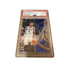 2023 Victor Wembanyama #121 Select Blue Prizm PSA 10 Rookie Optic Rated Mosaic