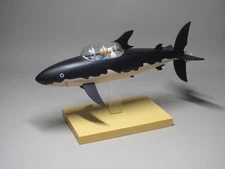 Tintin and Snowy in the Submarine Shark. 26.5 cm (Moulinsart 46402)