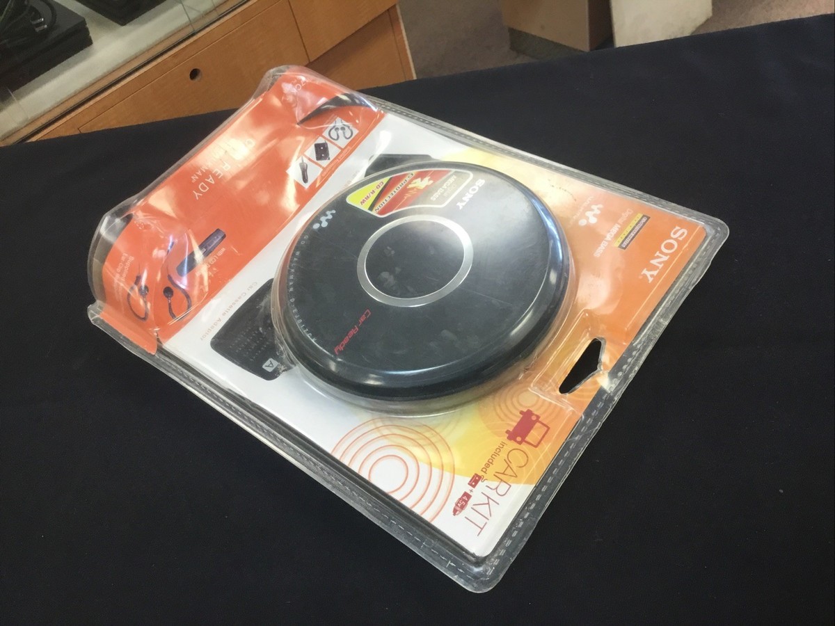 SONY DEJ017CK WALKMAN PORTABLE CD PLAYER WITH CAR KIT by