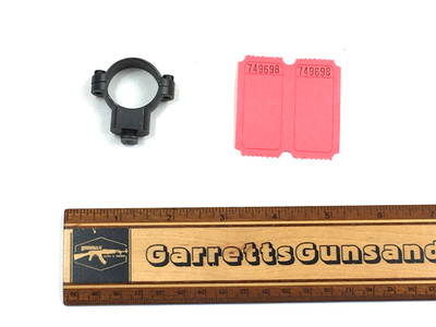 Leupold matte black STD medium 1'' scope ring 749698