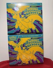 Pokemon TCG - Ascended Heroes ETB Elite Trainer Box NEW  SEALED Lot Of 2 Boxes