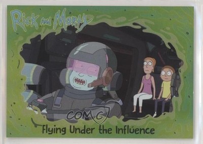 2019 Rick and Morty Season 2 Silver Foil Flying Under the Influence #13 1u6