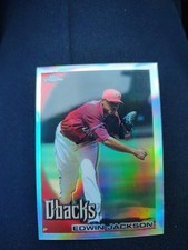 2010 Topps Chrome - Edwin Jackson #76 Refractor (JGA)