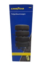 Goodyear Felgenbaumwagen Reifenständer fahrbar für 4 Reifen bis 100 kg Schwarz