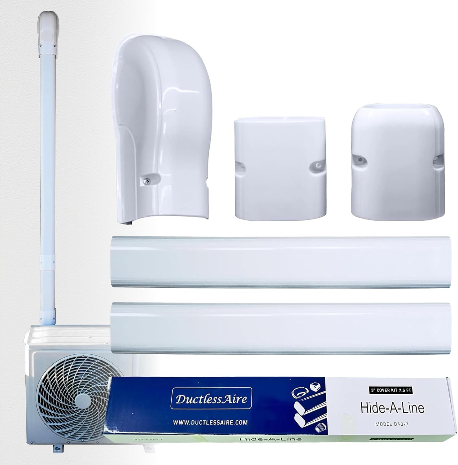 - Mini Split Line Set Cover Kit - Paintable Mini Split Cover for Air Conditioner
