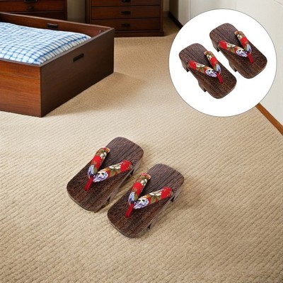 Geta Schuhe Hausschuhe Japanische Clogs Frauen Hölzerne -Schuhe -Sandalen