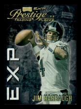 1999 Playoff Prestige Trading Places Gold #EX51 Jim Harbaugh /1000