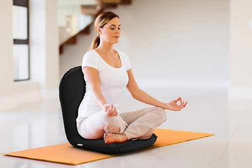 bonVIVO Floor Chair Back Support | Multi-Angle Portable Seating | Meditation - Picture 3 of 8