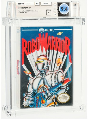 NES Nintendo RoboWarrior SCELLÉ WATA 9,4 A - Photo 1/2