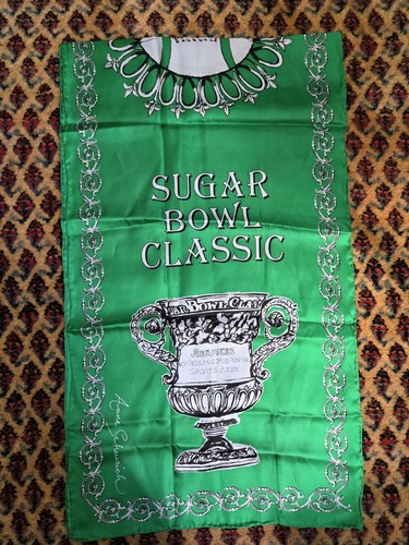 Sugar Bowl Classic Silk Scarf Anne Scheurich New Orleans NCAA