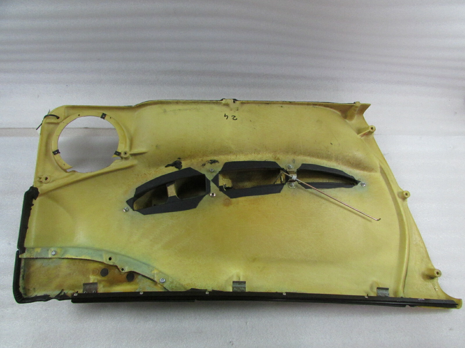 Ferrari 360, RH, Right Door Panel, Black w/ Red, Used, P/N 65007500