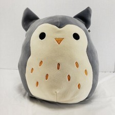 Kellytoy Squishmallow Hoot The Gray Owl Bird Plush Toy Pillow PAL Pet Buddy 8