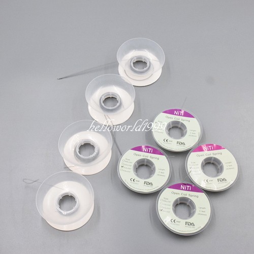Dental Niti Open Coil Springs Orthodontic 914mm 4 Sizes choose 8/10/12