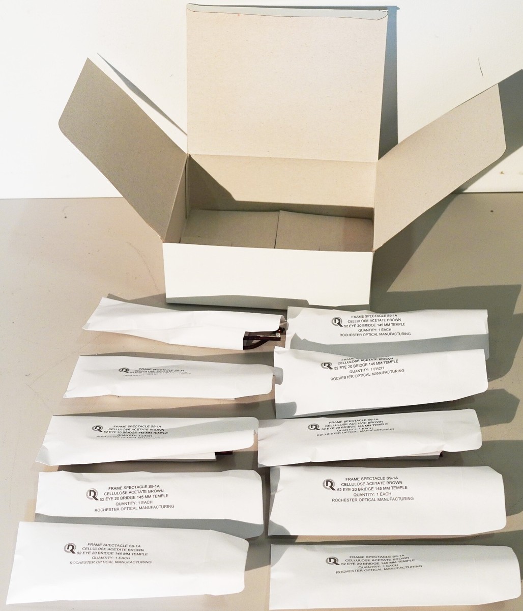 10 New Rochester Romco S9-1A Military Issue Eyeglass Frame 4 1/2