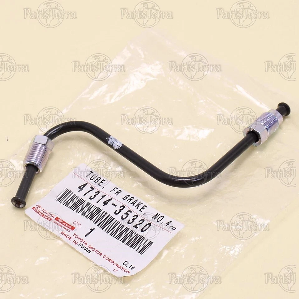 47314-35320 Nuevo tubo de freno delantero derecho Toyota FJ CRUISER 4RUNNER Lexus GX470 FABRICANTE DE EQUIPOS ORIGINALES Foto 3 de 4