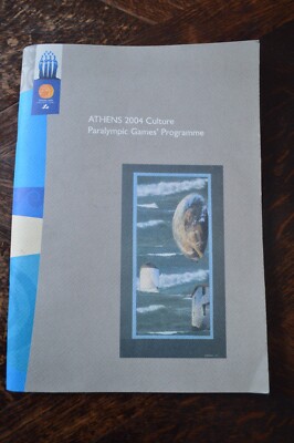 ATHENS 2004 PARALYMPICS CULTURE CULTURAL EVENTS PROGRAM *RARE* ENGLISH & GREEK