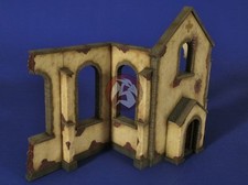 Verlinden 1/35 Bombed-out Church Front Section Europe WWII Diorama 2604