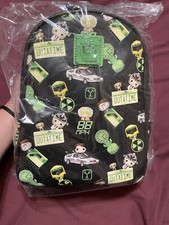 Back To The Future BTTF Exclusive Plutonium GITD Loungefly Funko Pop! Backpack