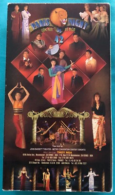 Paris By Night #42 Vietnamese Music VHS Two (2) Tapes in a