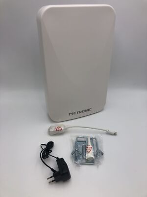 Metronic 415985 Außenantenne 43 dB, Full HD/4K, weiß, 4G-Filter, HDMI