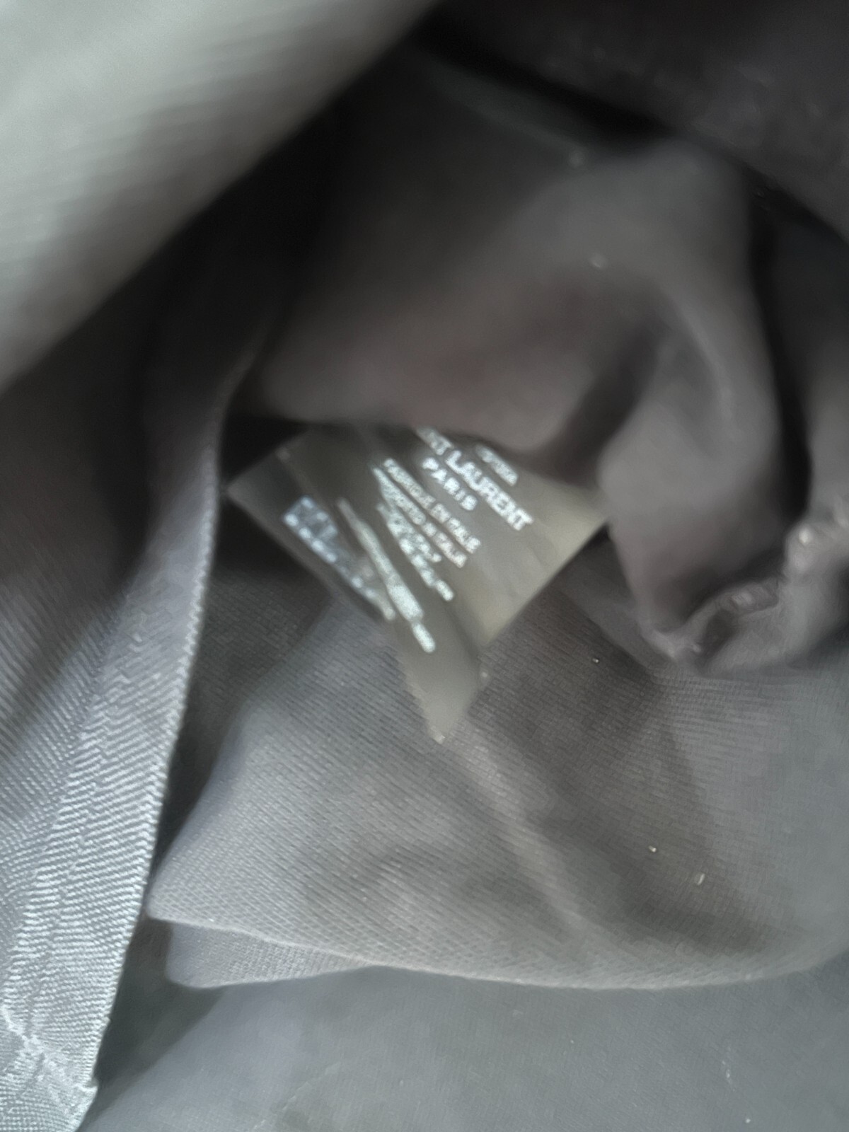 Polo donna Saint Laurent taglia grande nera manica corta cotone adulto