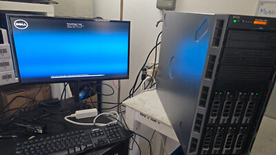 Dell poweredge T430 Server PC with 250GB SSD, 8TB HDD RAID config. 32GB DDR4.