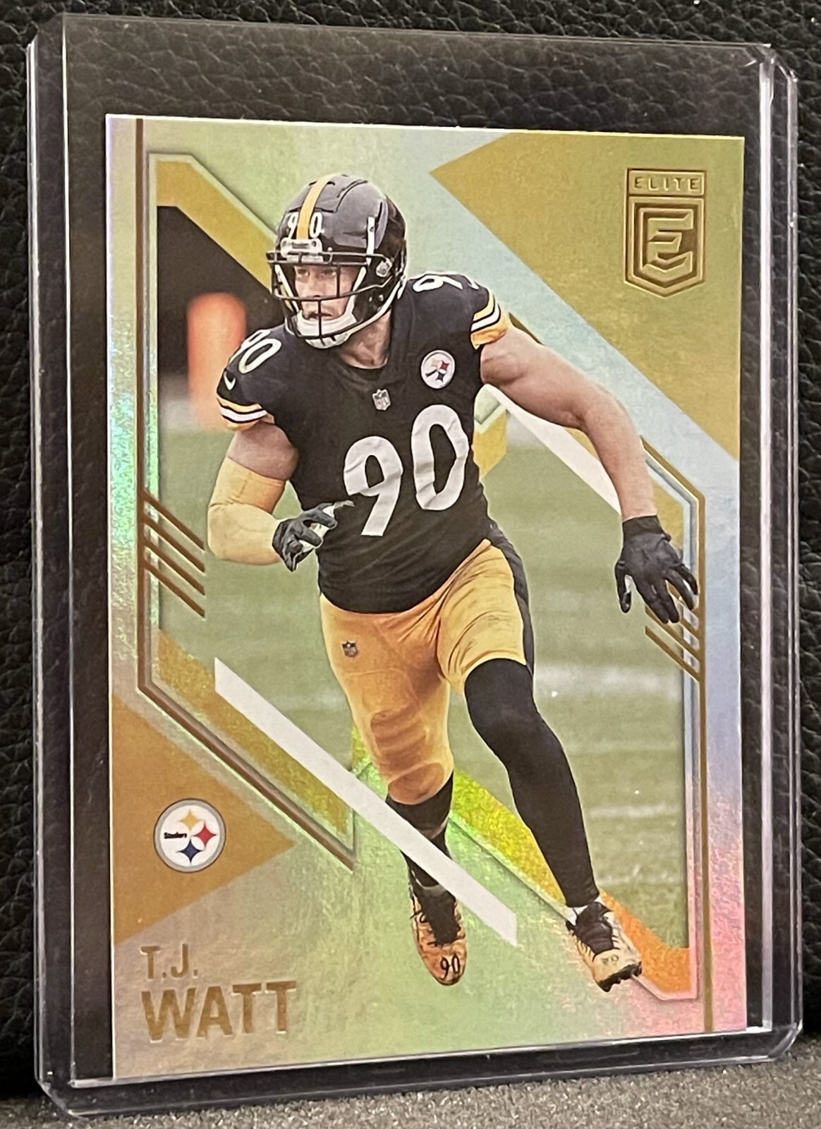 2021 Donruss Elite T.J. Watt #12 Pittsburgh Steelers