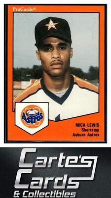 Mica Lewis 1989 ProCards Auburn Astros #2186 Houston | eBay