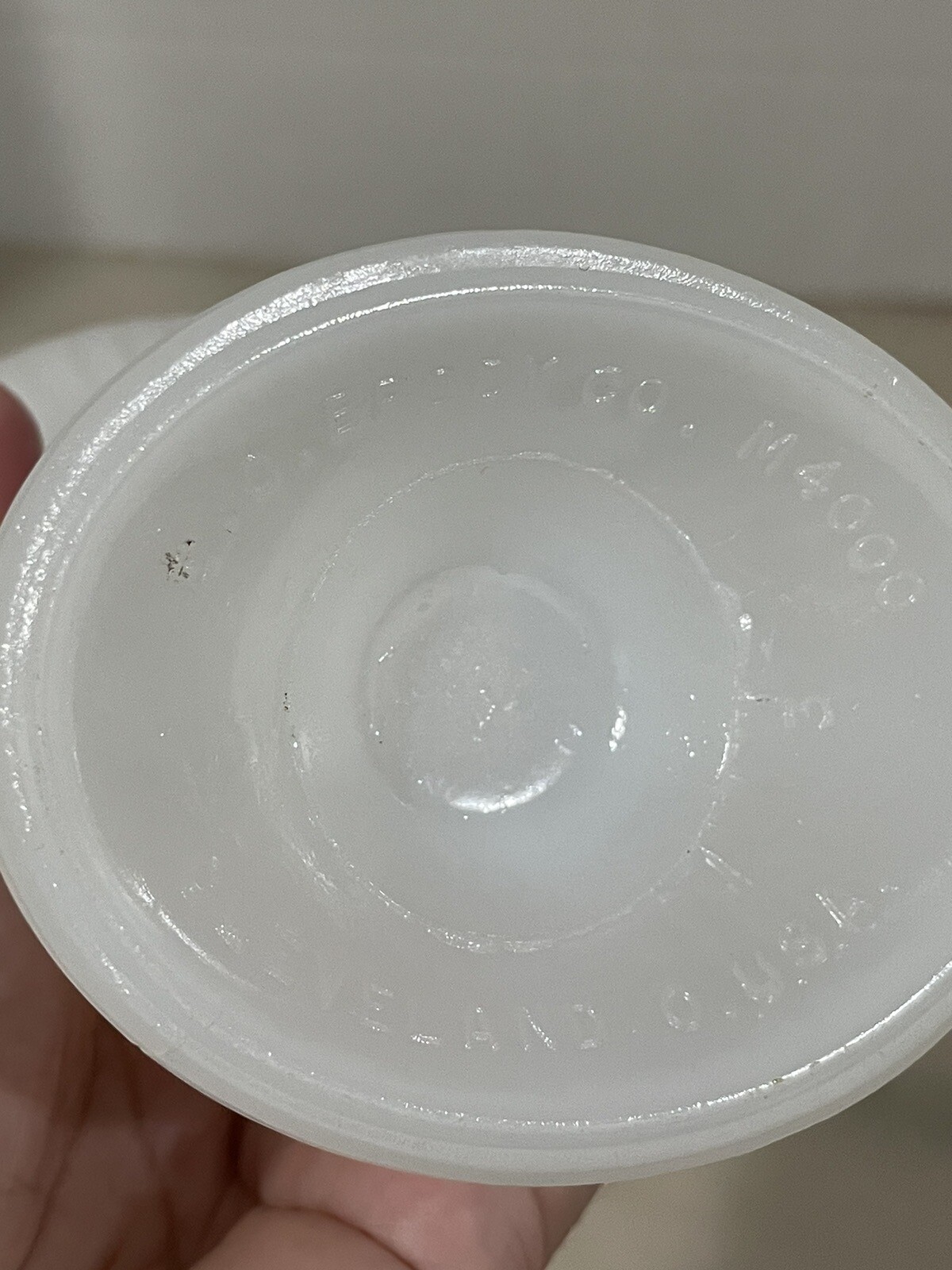 Vintage E.O. Brody Co. M5000 Ribbed Milk Glass Vase eBay