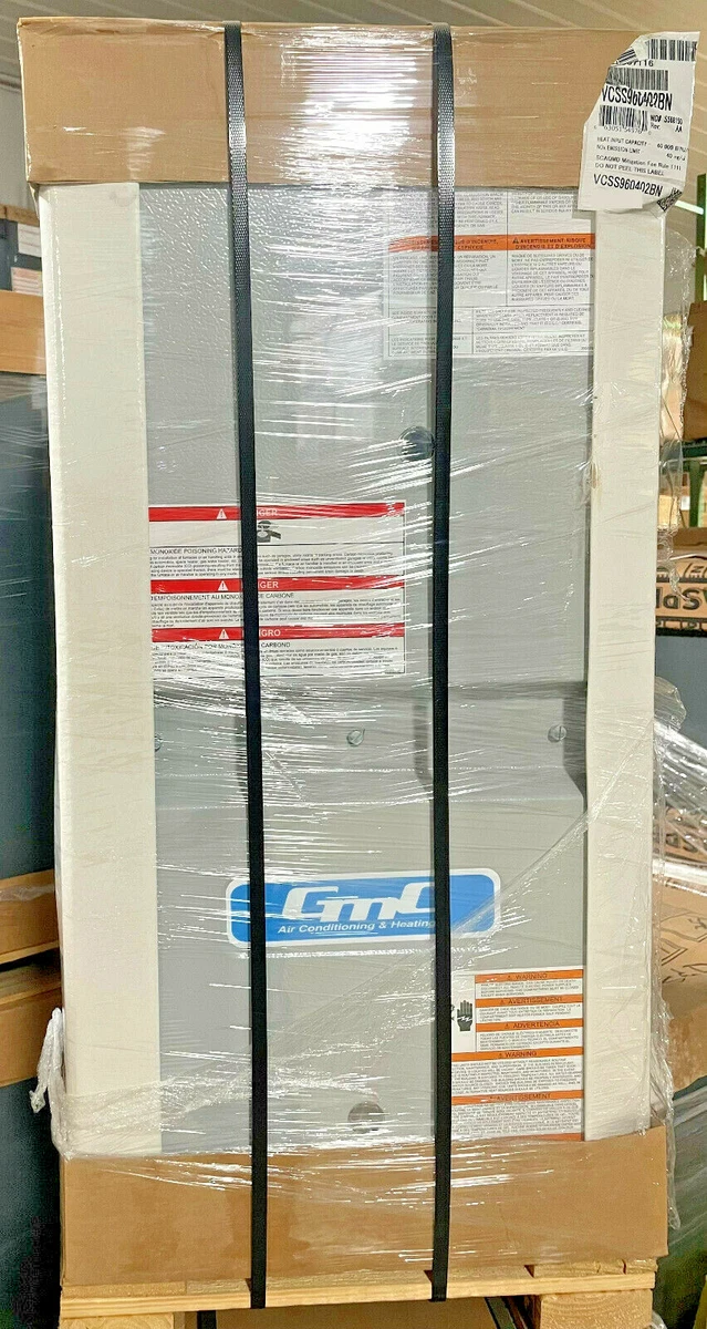 GMC 40,000 BTU 96% Downflow Horizontal Natural Gas Furnace - VCSS960402BN |  eBay