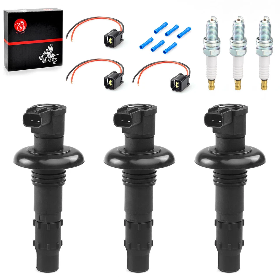 Bobina de encendido y bujía para Sea Doo GTX 4-Tec GTI 130 155 296000307 420664020 Foto 2 de 4