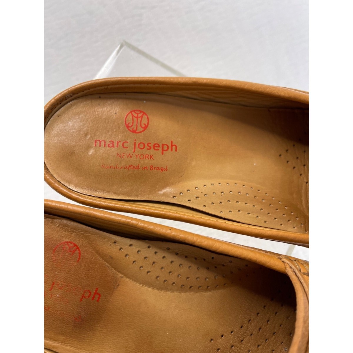 MARC JOSEPH NEW YORK Lawrence Mule, Tan Nappa, 38 EU