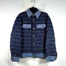 Fashion Luxury Design Party Style Jacket, Men's Size S - Navy