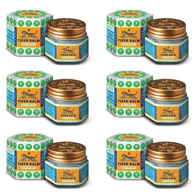 Tiger Balm White Salbe je 21 ml (6er Pack) bei Kopfschmerzen & verstopfter Nase