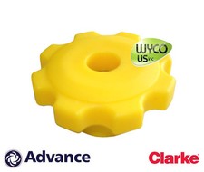 OEM SQUEEGEE KNOB, M12-1.75 THRU, CLARKE FOCUS II RIDER SCRUBBER, 5C3