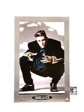 Vanilla Ice Signed To The Extreme Era Original 1990 Poster JSA COA Hip Hop New Vanilla Ice Signed To The Extreme Era Original 1990 Poster JSA COA Hip Hop New