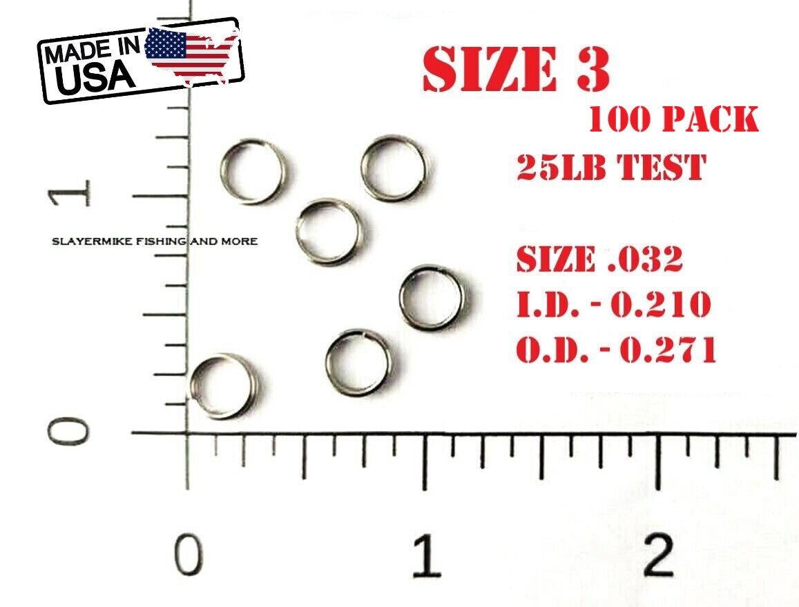 Anelli Spaccati Acciaio Inox Resistenti Alla Corrosione Per Pesca - Foto 5