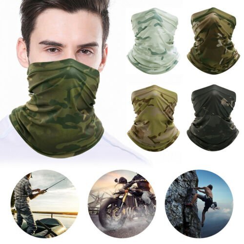 Outdoor Tactical Balaclava Face Cover Gaiter Shield Headband Bandana Scarfs US - Picture 2 of 18