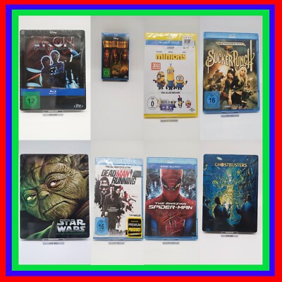 Mega Auswahl BluRay & Steelbooks Star Wars Marvel Spider Man Ghostbusters uvm.