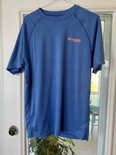 NEW w/o tags, REDUCED Columbia, sz S, blue, short sleeve performance shirt