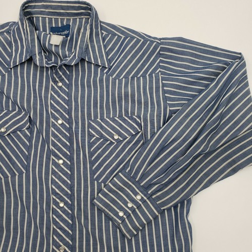 Wrangler Western Shirts Measured Size L 
