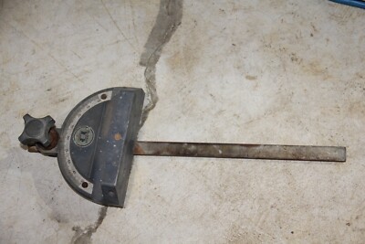 DEWALT Mitre Gauge for table saw vintage used with wear tear surface rust RARE