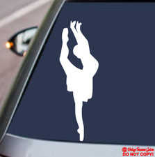 BALLERINA BALLET STUDIO DANCER Vinyl Decal Sticker Car Rear Window Wall Bumper