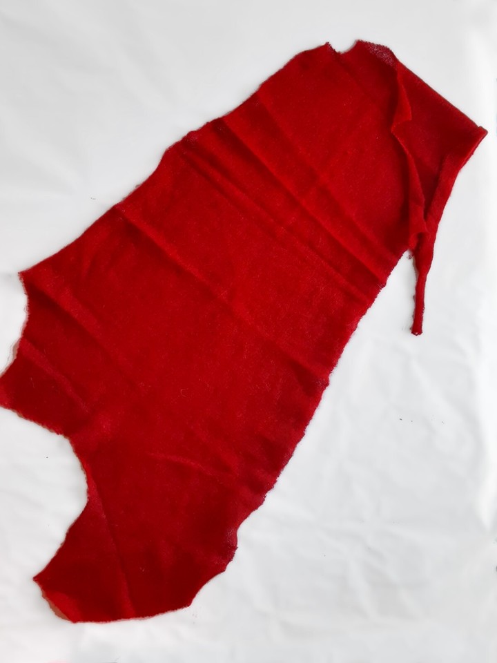 24-x-22-red-wool-acrylic-blend-open-knit-fabric-remnant-crafts-ebay