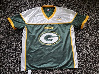 Green Bay Packers Flag Football Jersey Adult XXL Reversible NFL
