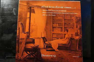 ''C´est beau d´avoir connu...'' / Coix de poèms francais - de Du Bellay à Prévert