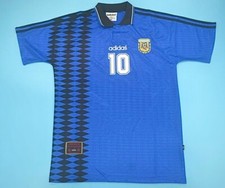 Argentina 1994 Adidas Away Retro Jersey Maradona 10 Size L