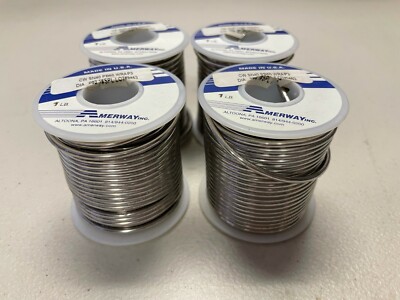 Solder Wire SN40 PB60 WRAP3 - DIA .093'' - Electronic - 4 LBS