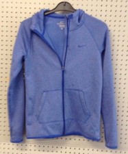 Women's Nike Therma-Fit Zipper Hooded Sweatshirt - Size XS Blue EUC