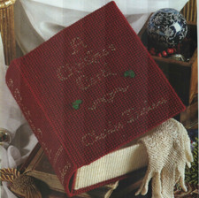 DICKENS CLASSIC GIFT BOX CHRISTMAS PLASTIC CANVAS PATTERN INSTRUCTIONS